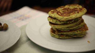 Peynirli, Ispanaklı Pancake