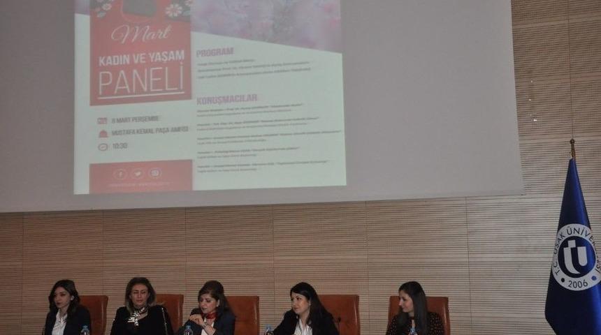 Uşak &Uuml;niversitesi&rsquo;nde &ldquo;kadın Ve Yaşam Paneli&rdquo; Ger&ccedil;ekleşti