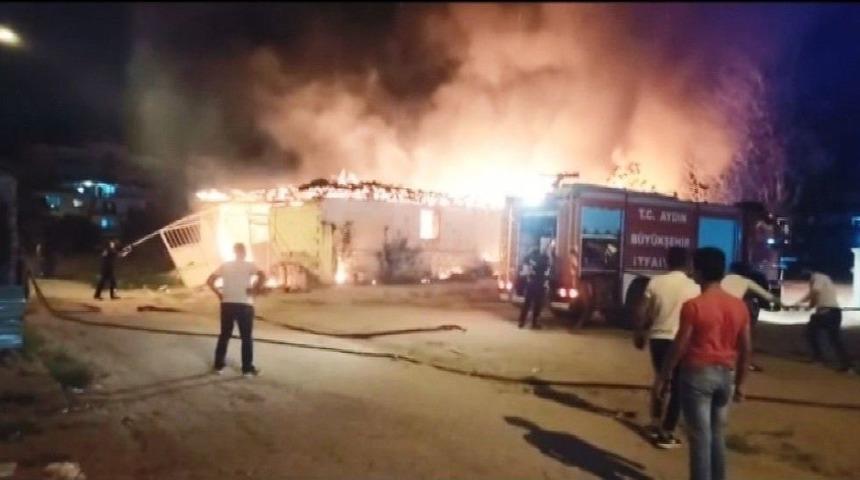 Nazilli&rsquo;deki Yangında Bir Ev K&uuml;l Oldu