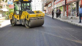 Yakutiye, Merkezde Asfalt Çalışıyor