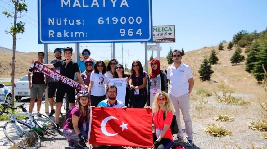 T&uuml;rk Kadının Zaferi Bisiklet Turu&rsquo; Malatya&rsquo;da