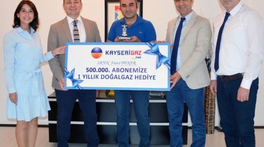 Kayserigaz 500 Bin Aboneye Ulaştı