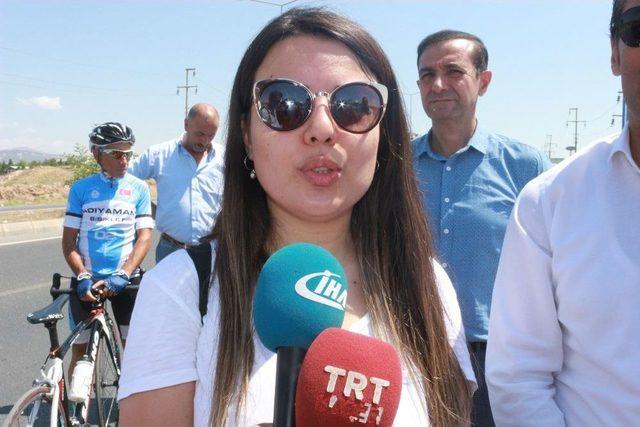 ‘türk Kadının Zaferi Bisiklet Turu’ Adıyaman’da