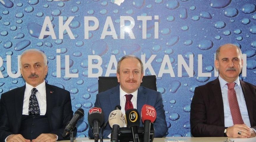Ak Parti &Ccedil;orum İl Başkan Mehmet Karadağ;