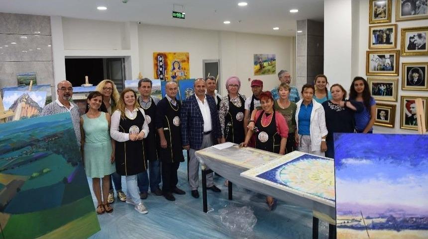 Taşköprü Belediyesi 3. Uluslararası Resim Çalıştayı Başladı