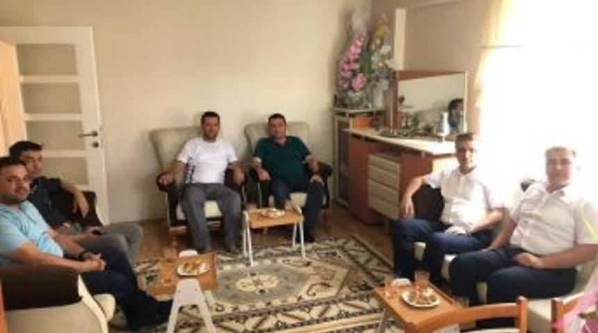 Başkan Bakıcı’dan Yardımcısı Kuru’ya Geçmiş Olsun Ziyareti