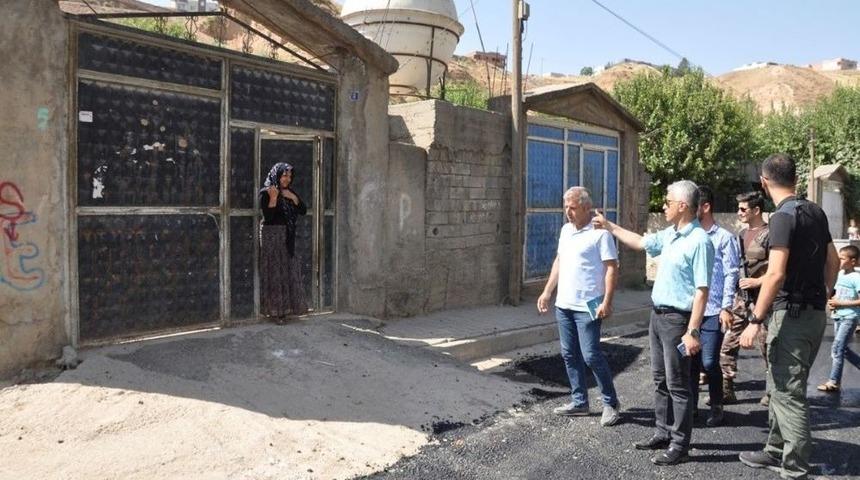 Cizre&rsquo;de Sıcak Asfalt &Ccedil;alışmaları S&uuml;r&uuml;yor