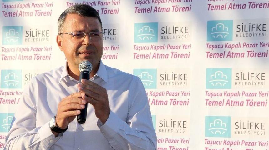 Taşucu Kapalı Pazar Yerinin Temeli Kurban Kesilerek Atıldı