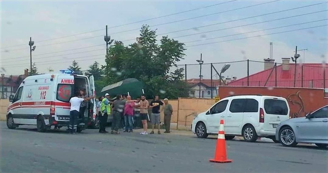 Eskişehir&rsquo;de Trafik Kazası; 2 Yaralı