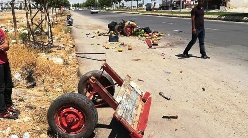 Otomobilin &Ccedil;arptığı At Arabası İkiye B&ouml;l&uuml;nd&uuml;