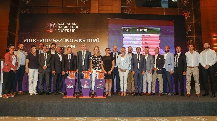 Kadınlar Basketbol Süper Ligi’nin 2018-2019 Sezonu Fikstürü Belli Oldu