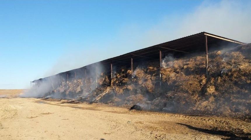 Kulu’da Saman Balyaları Yandı