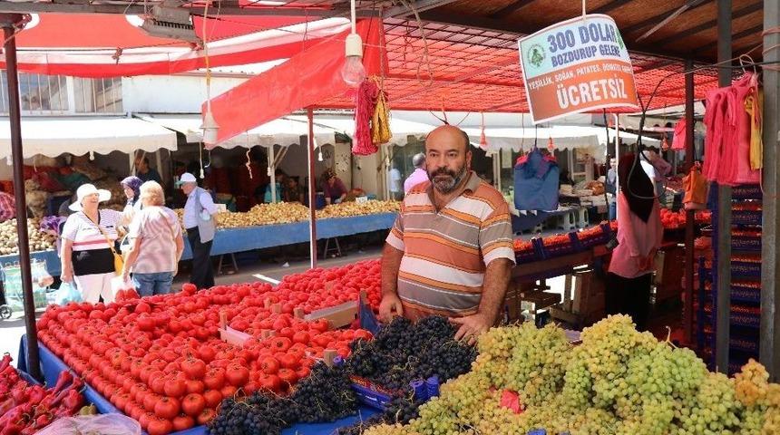Bolu Pazarcısı Y&uuml;kselen Dolara Dur Demek İ&ccedil;in Kampanya Başlattı