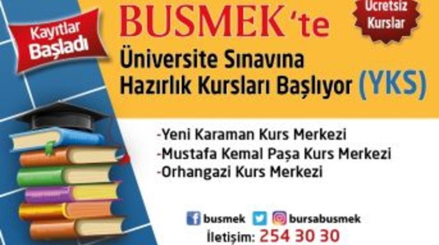Busmek&rsquo;ten &Uuml;niversiteye Hazırlık Kursu