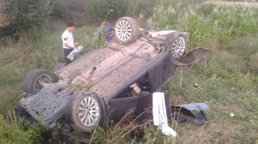 Hurdaya D&ouml;nen Ara&ccedil;tan Sağ Kurtuldu