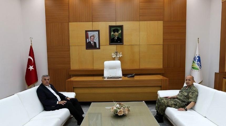 Albay Arıkan&rsquo;dan Başkan To&ccedil;oğlu&rsquo;na Veda Ziyareti