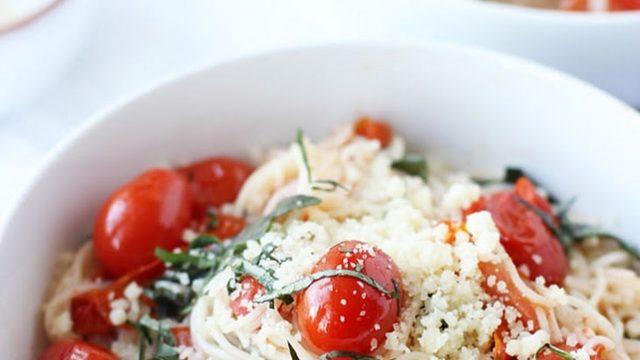 Çeri Domatesli Spagetti