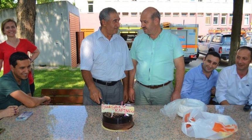 Afad&rsquo;tan Emekli Olan Personele Pasta S&uuml;rprizi