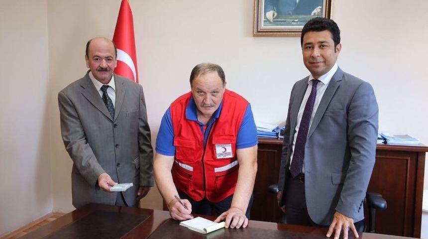 Duyarlı Vatandaştan Kızılay&rsquo;a 10 Bin Tl Bağış