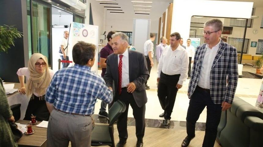 Ak Parti Kayseri İl Başkanı Şaban &Ccedil;opuroğlu&rsquo;nun Referans Belediye Melikgazi Ziyareti