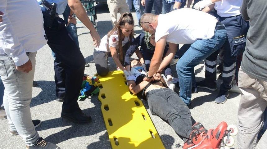 Patenle Kayan &Ccedil;ocuğa Otomobil &Ccedil;arptı