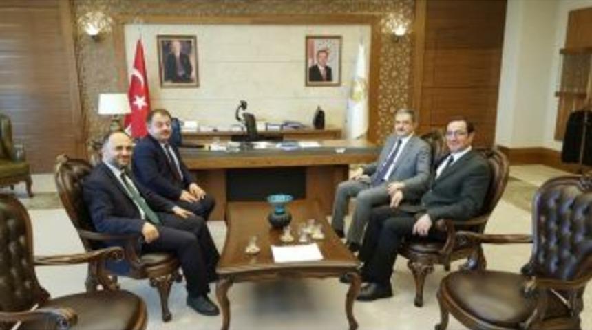 Başkan &Ouml;zaltun&rsquo;dan, Rekt&ouml;r Şahin&rsquo;e Ziyaret