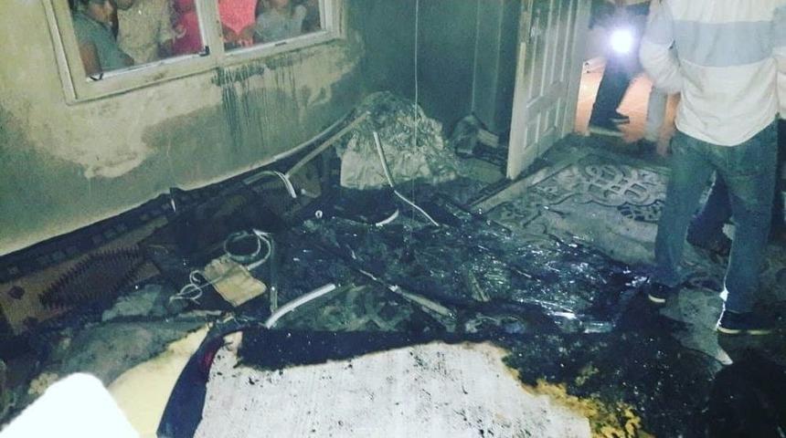 Kahta&rsquo;da Ev Yangını