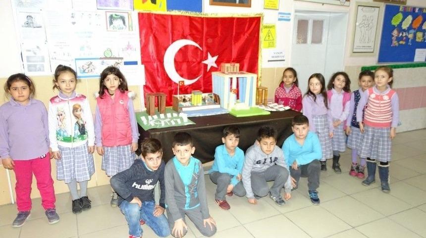 Miniklerden &lsquo;afrin Şehitleri&rsquo; K&ouml;şesi