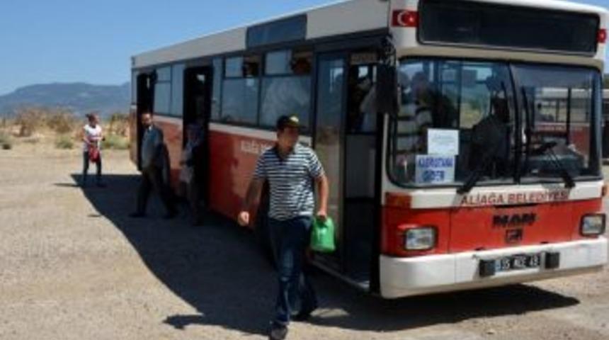 Aliağa&rsquo;da Bayramda Mezarlıklara &Uuml;cretsiz Ulaşım