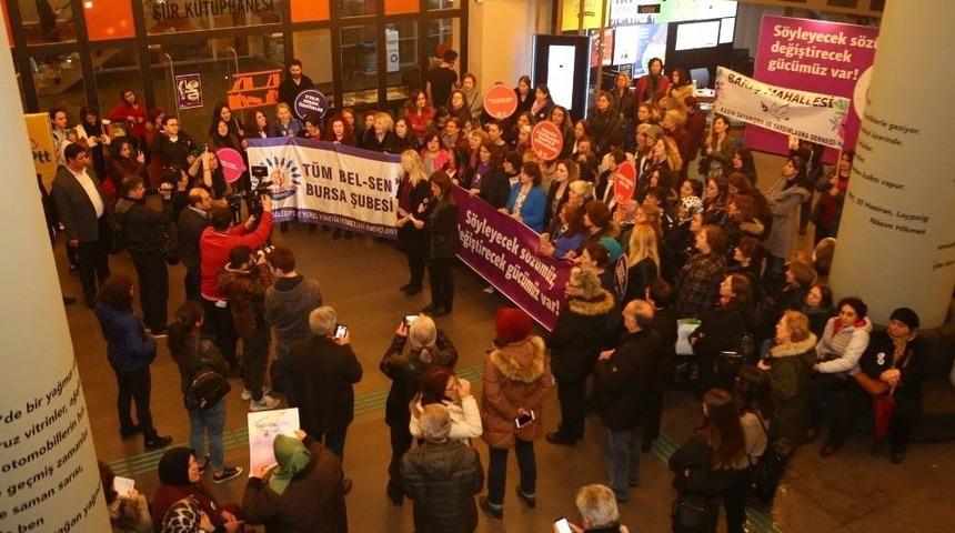 Kadınlar Nil&uuml;fer&rsquo;de Tek Y&uuml;rek Oldu