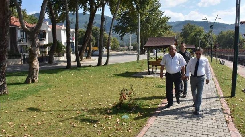 Başkan Saka &Ccedil;alışmaları Sahada Takip Ediyor