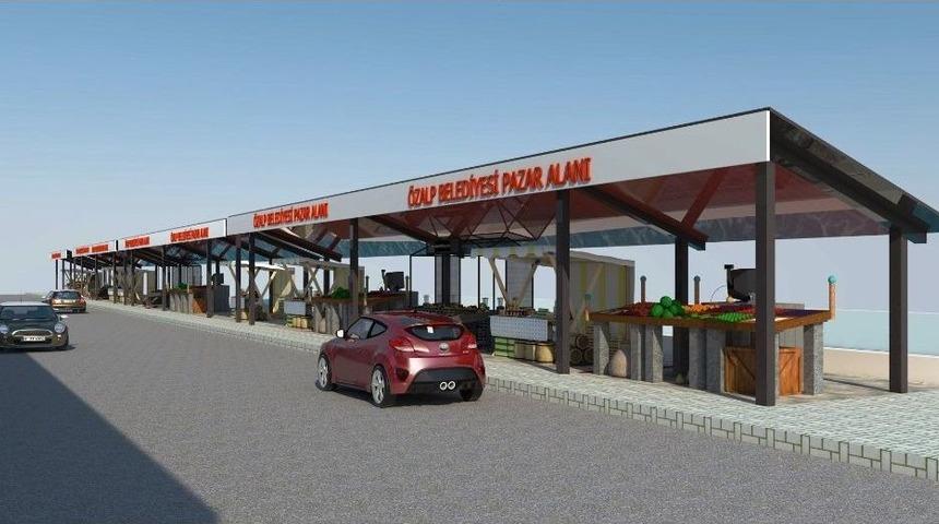 &Ouml;zalp Belediyesinden Yeni Pazar Yeri