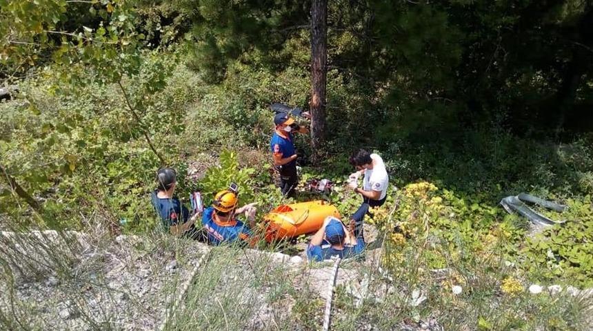 Kayıp Gen&ccedil; Adamın Motoruyla U&ccedil;uruma Yuvarlandığı Ortaya &Ccedil;ıktı