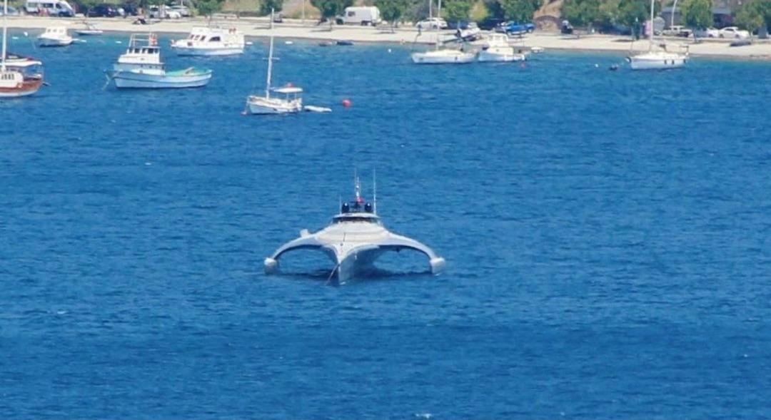 Uzay Mekiği G&ouml;r&uuml;n&uuml;m&uuml;ndeki 15 Milyonluk Yat Bodrum&rsquo;a Demirledi