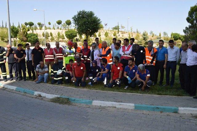 Besni Devlet Hastanesinde Ki Tatbikat Gerçeği Aratmadı