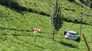 Trabzon’da Otomobil Çay Bahçesine Uçtu: 1 Ölü