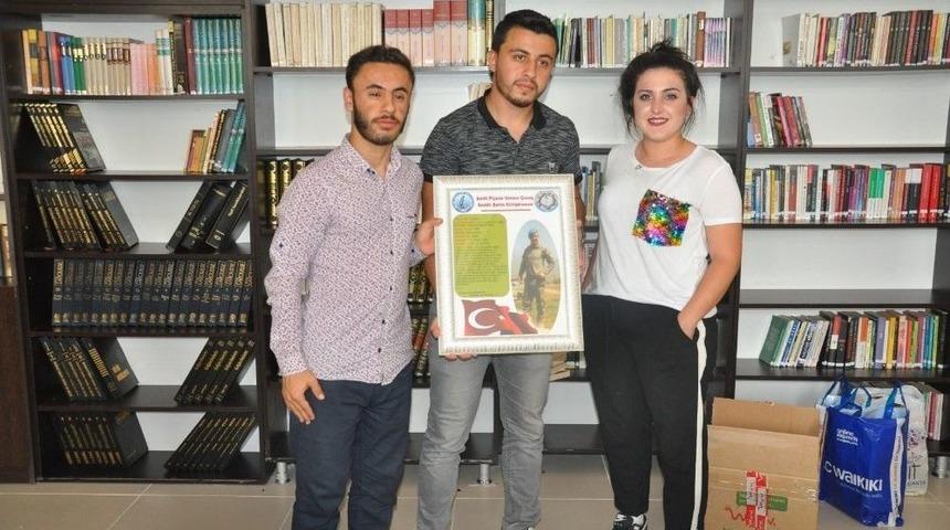 Şehit Şahin&rsquo;in İsmi K&uuml;t&uuml;phanede Yaşatılacak