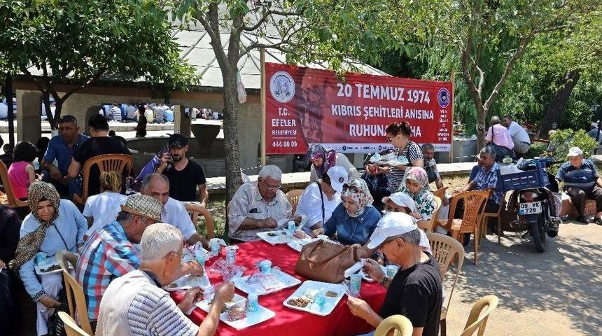 Kıbrıs Şehitleri Efeler&rsquo;de Anıldı