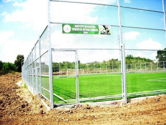 Kartepe’de 5 Futbol Sahası Daha Hizmete Girdi