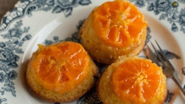 Mandalinalı Mini Kek