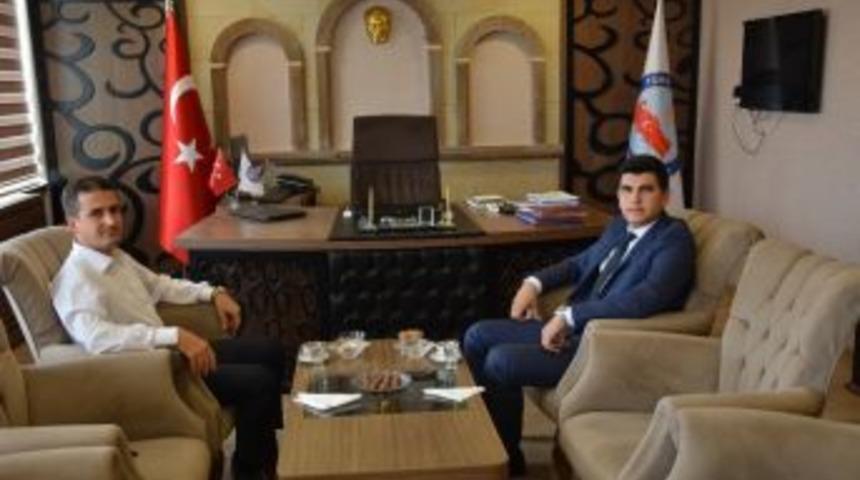 Kaymakam Maraşlı Kaymakam Erdoğan&rsquo;ı Ziyaret Etti