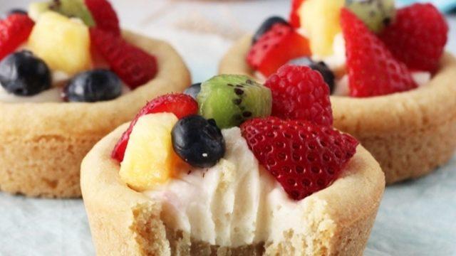 Meyveli Mini Cheesecake