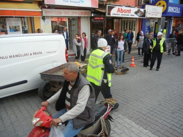 Başı Boş At Arabası Ortalığı Birbirine Kattı: 1 Yaralı