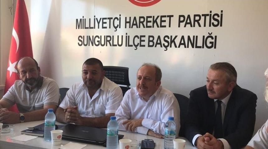 Ak Parti&rsquo;den Mhp&rsquo;ye Teşekk&uuml;r Ziyareti
