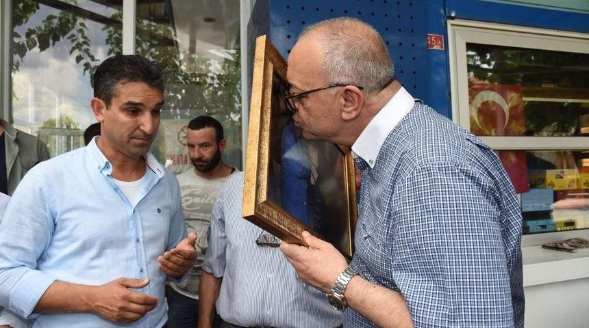 Başkan Erg&uuml;n&rsquo;&uuml; Duygulandıran Ziyaret