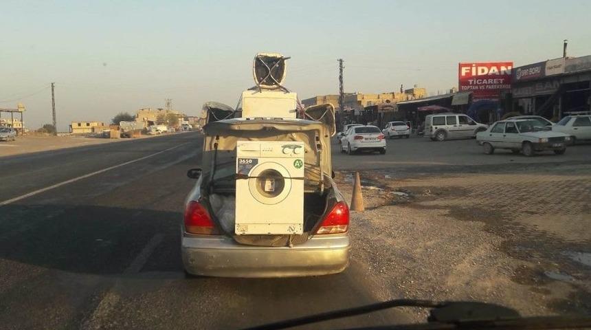 Otomobil Bagajında Beyaz Eşya Nakliyesi