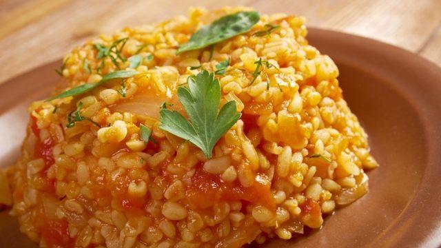 Nohutlu Bulgur Pilavı