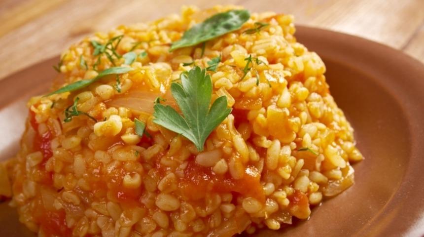 Nohutlu Bulgur Pilavı