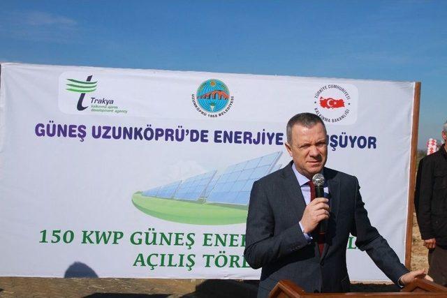 Güneş Uzunköprü’de Enerjiye Dönüşüyor