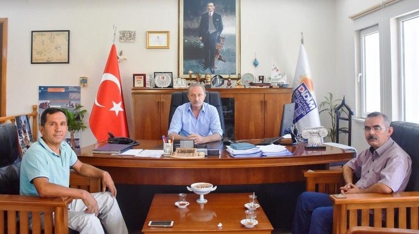 Muhtar Adaylarından Başkan Atabay&rsquo;a Ziyaret